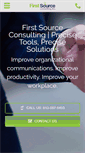 Mobile Screenshot of firstsource1.com