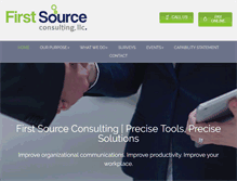 Tablet Screenshot of firstsource1.com